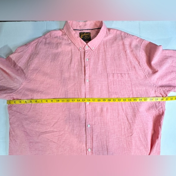 Johnny Bigg Red Button Down Collared Shirt 5XL Pre-owned - Picture 7 of 8
